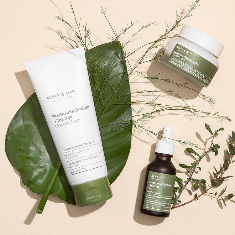 [Mary&May] Houttuynia Cordata + Tea Tree Cleansing Foam - 150ml