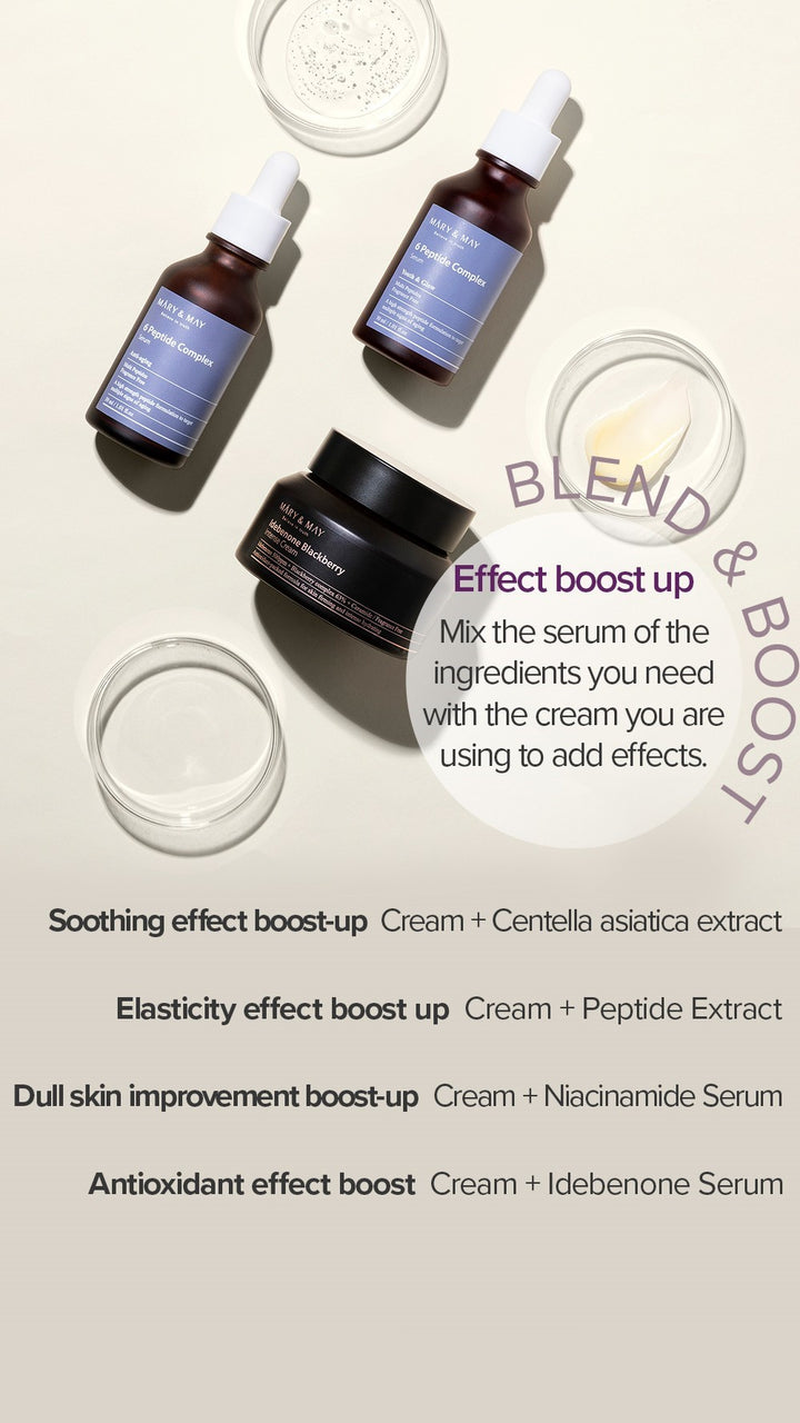 [Mary&May] Idebenone + Blackberry Complex Serum - 30ml