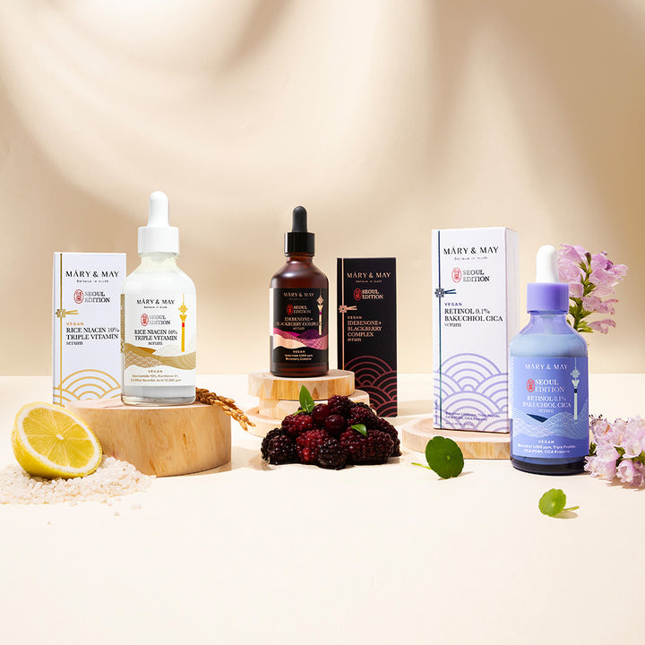 [Mary&May] Rice niacinamide 10% Triple Vitamin Serum 80ml