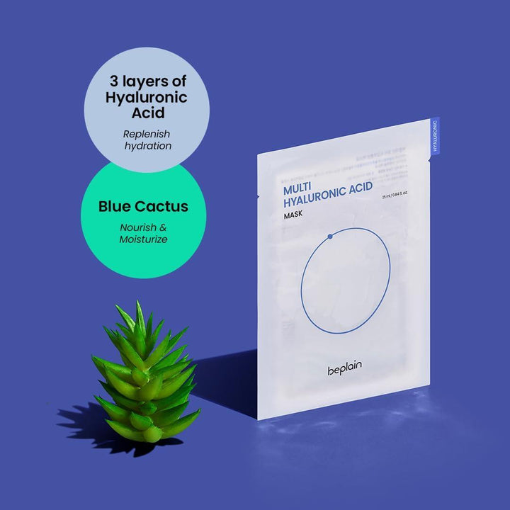 [Beplain] Multi Hyaluronic Acid Mask 5ea