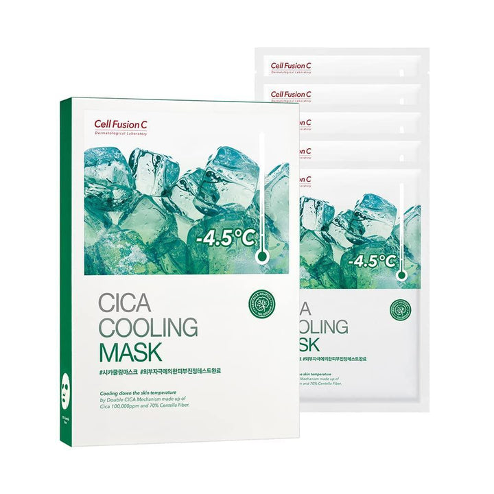 [CellFusionC] Cica Cooling Mask - 5 sheets