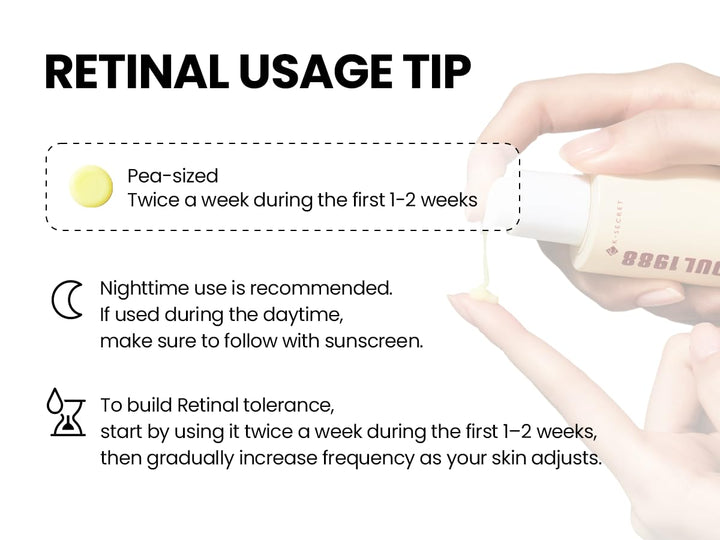 [SEOUL 1988]  Retinal Liposome 2% and 58% Black Ginseng Serum 30ml
