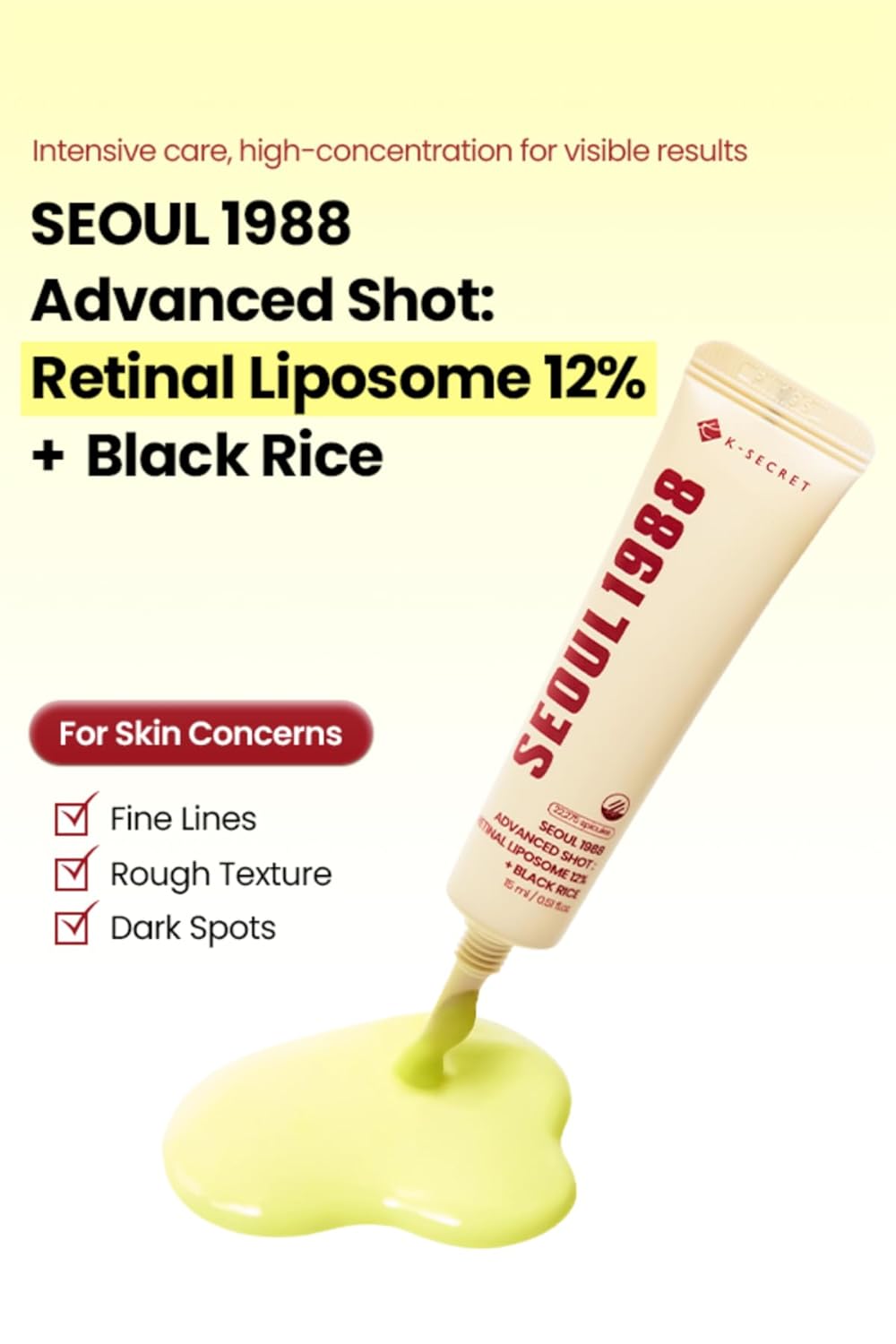 [SEOUL 1988]  Advanced Shot: Retinal Liposome 12% + Black Rice 15ml
