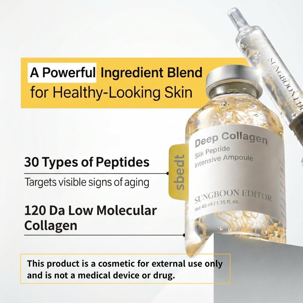 [SUNGBOON EDITOR]  Collagen Silk Peptide Intensive Ampoule 40ml