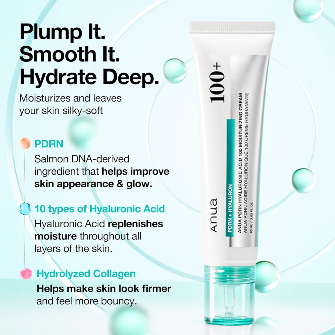 [Anua] Hyaluronic Acid 100 Moisturizing Cream 60ml