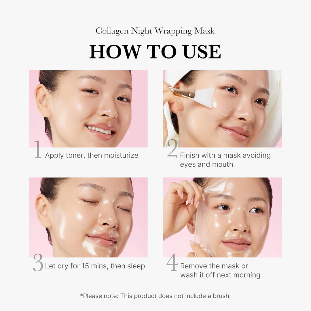[Medicube] Rapping Mask Collagen Overnight Peel Off Facial Mask 75ml