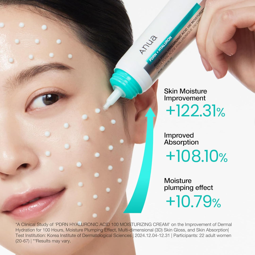 [Anua] Hyaluronic Acid 100 Moisturizing Cream 60ml