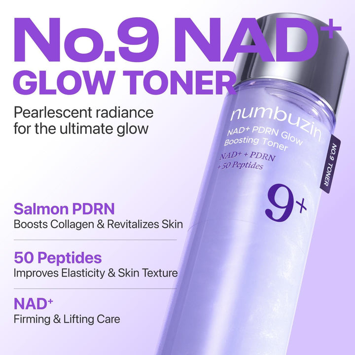 [Numbuzin] No.9 NAD+ PDRN Glow Boosting Toner 150ml