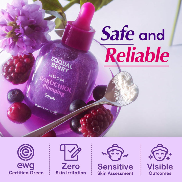 [EQQUALBERRY]  Deep Cera Bakuchiol Plumping Serum 30ml